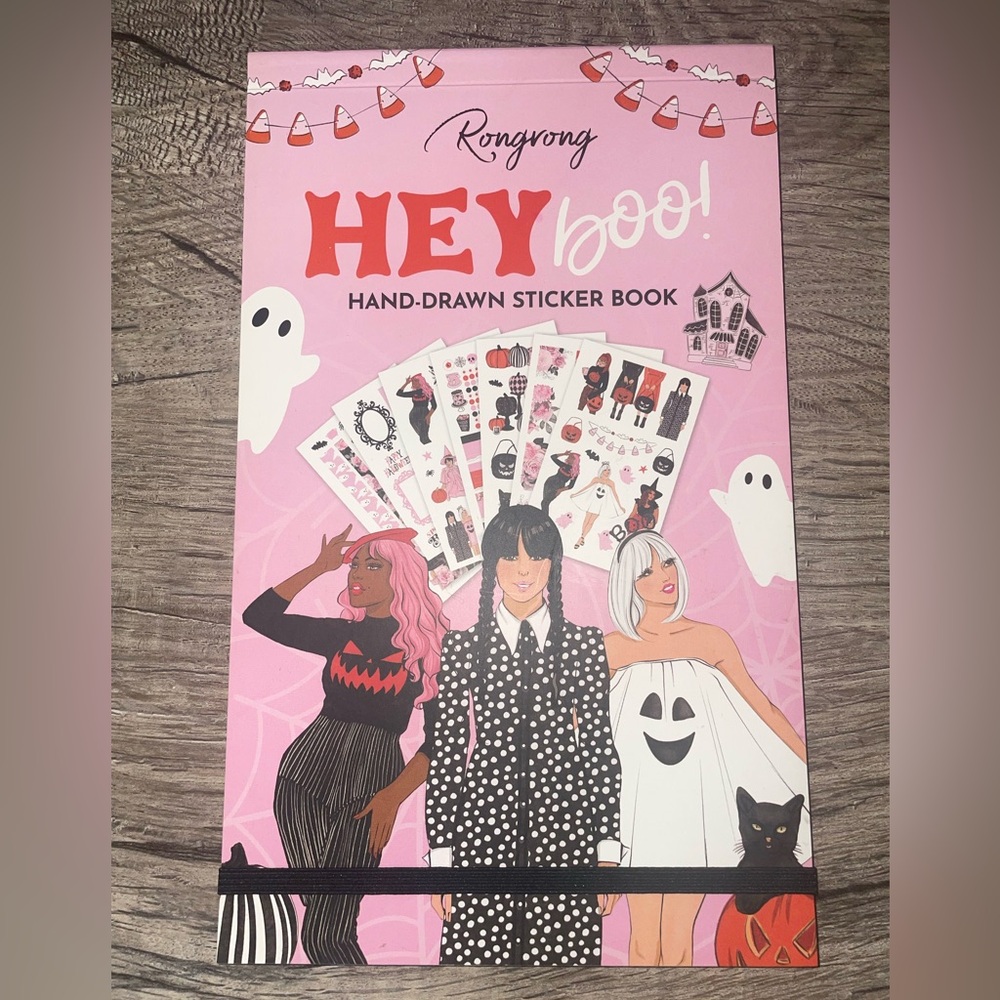 Hey Boo! Sticker Book - Pink